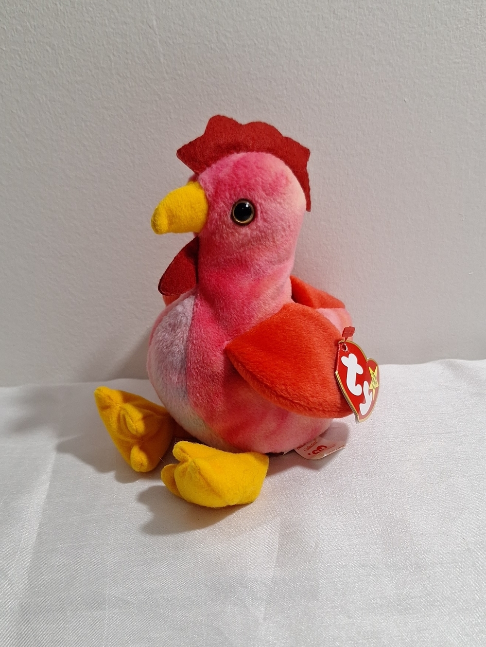 Ty Plush Rooster STRUT Beanie Babies